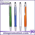 Clique em caneta esferográfica com ponta de borracha caneta multi-função